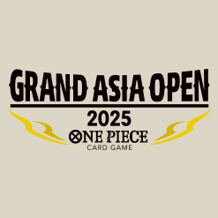 公開「ONE PIECE卡牌對戰 Grand Asia Open 2025」。
